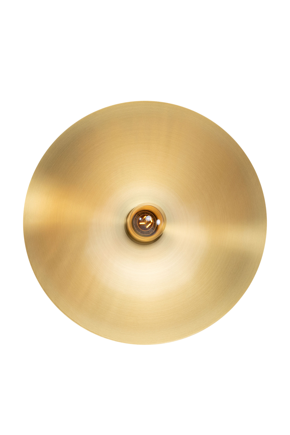 Circular Brass Wall Lamp S | Versmissen Zenith | Oroa.com