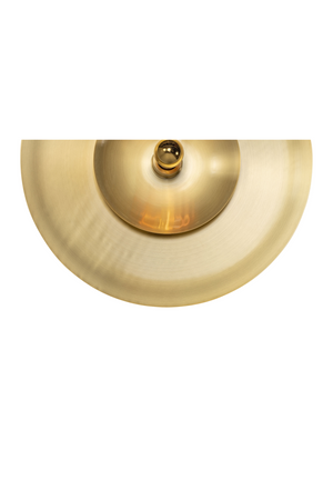 Circular Brass Wall Lamp L | Versmissen Zenith | Oroa.com
