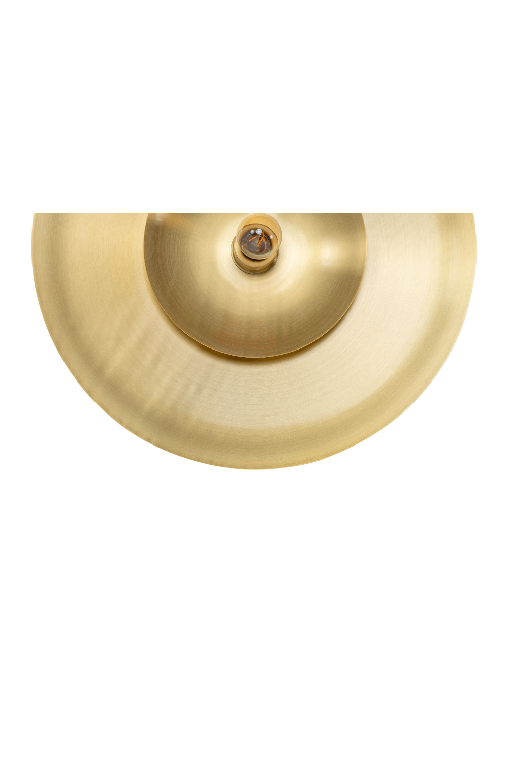 Circular Brass Wall Lamp L | Versmissen Zenith | Oroa.com