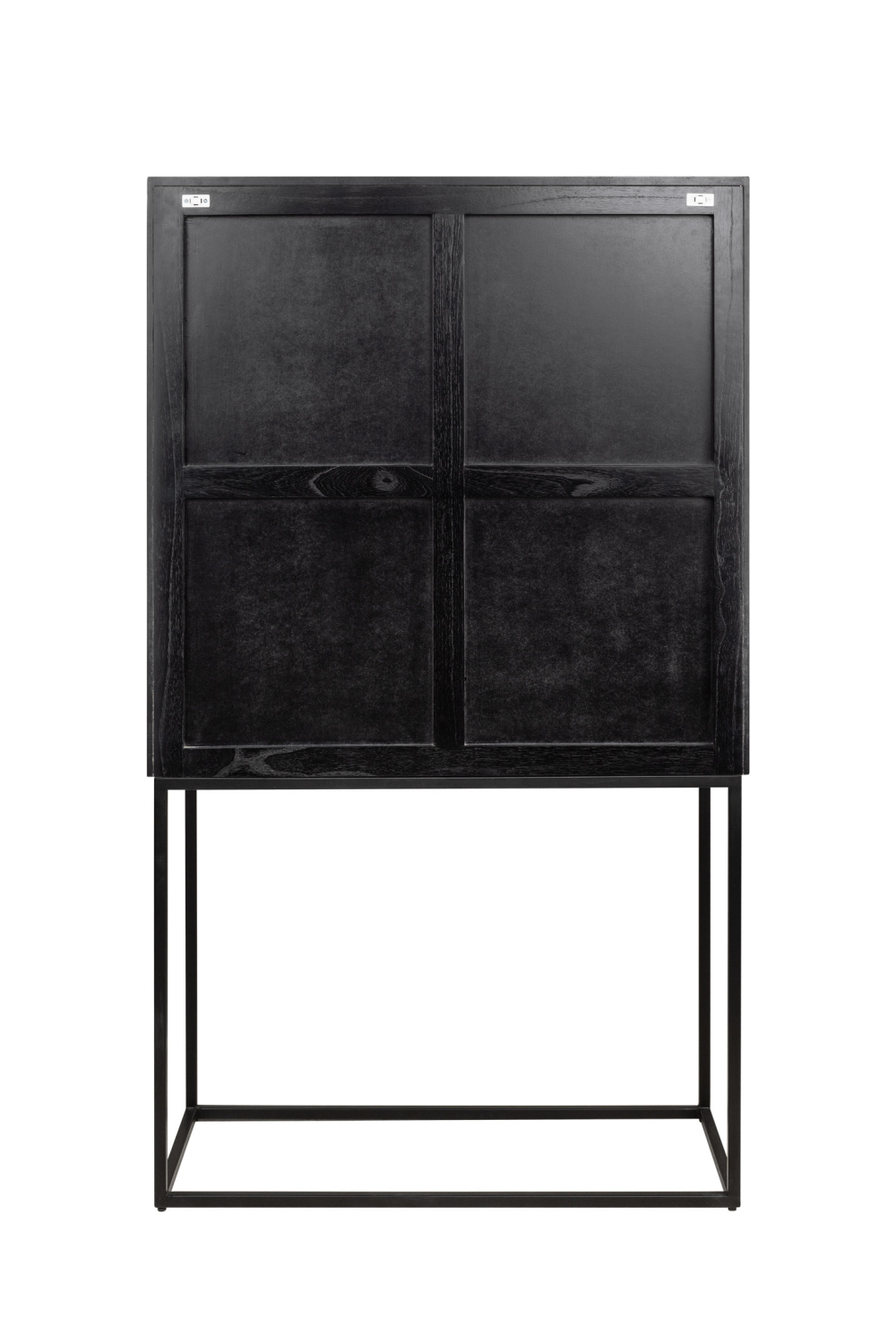 Black Wooden 2-Door Cabinet | Versmissen Zinzi | Oroa.com