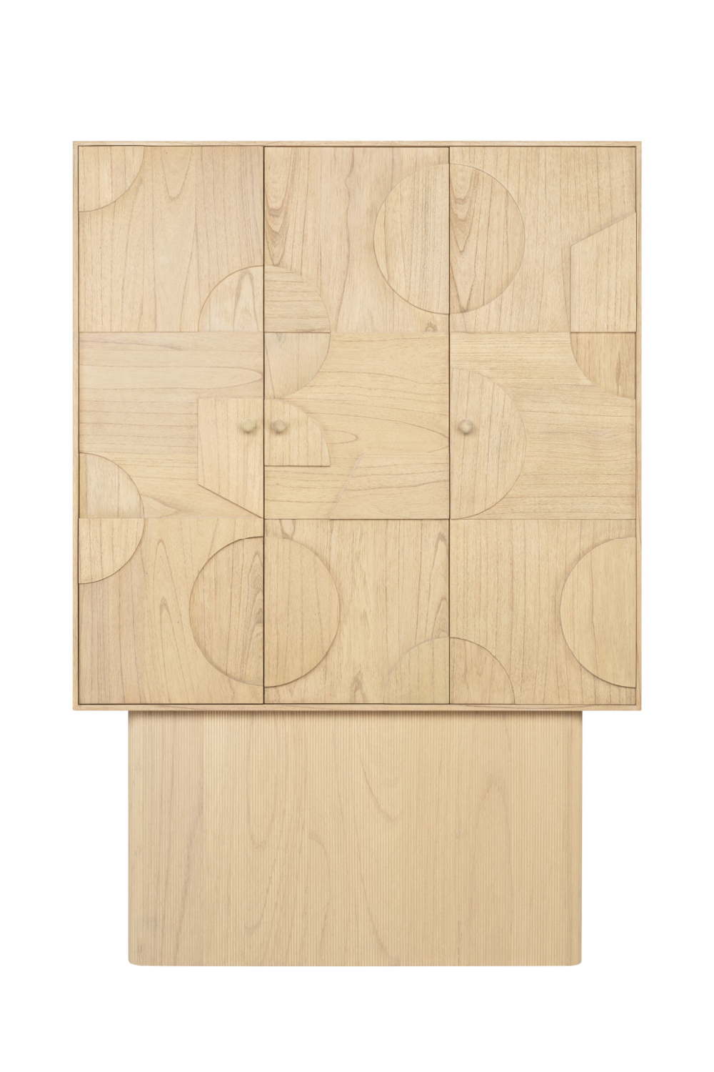 Geometrical Patterned Wooden Cabinet | Versmissen Zulgo | Oroa.com