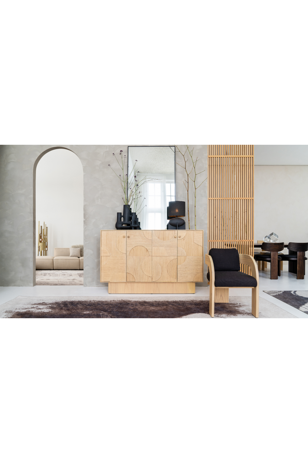 Modern Mindi Wood Sideboard | Versmissen Zulgo | Oroa.com