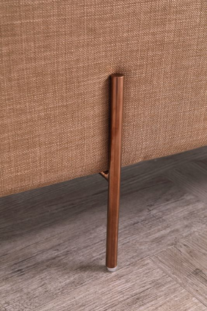 Brown Fabric Pocket Ottoman | OROA Modern Adler | Oroa.com