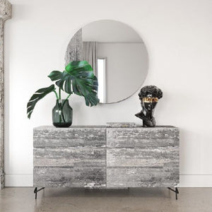   Gray Wooden 6-Drawer Dresser | Oroa.com