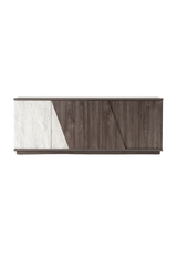 Gray Elm 4-Door Sideboard | OROA Modern Cairo | Oroa.com