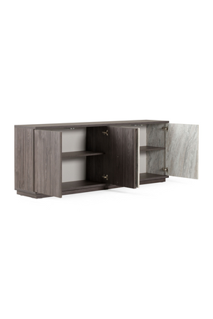 Gray Elm 4-Door Sideboard | OROA Modern Cairo | Oroa.com