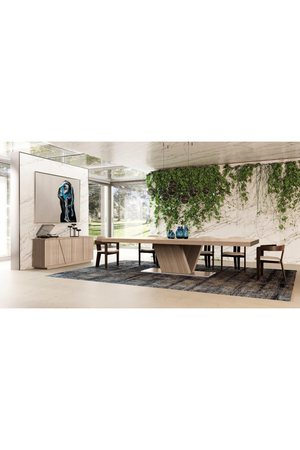 Walnut Caracalla Extendable Dining Table | OROA Modern Victoria | Oroa.com