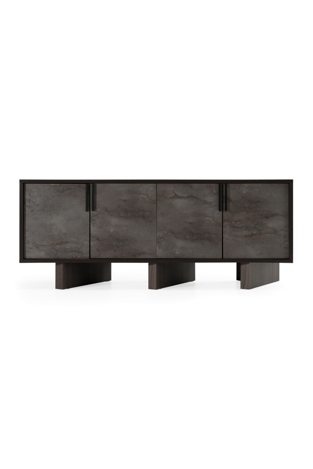 Gray Volcanic Rock 4-Door Sideboard | OROA Modern | Oroa.com