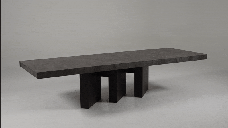 Volcanic Rock Extendable Dining Table | OROA Modern Amsterdam | Oroa.com