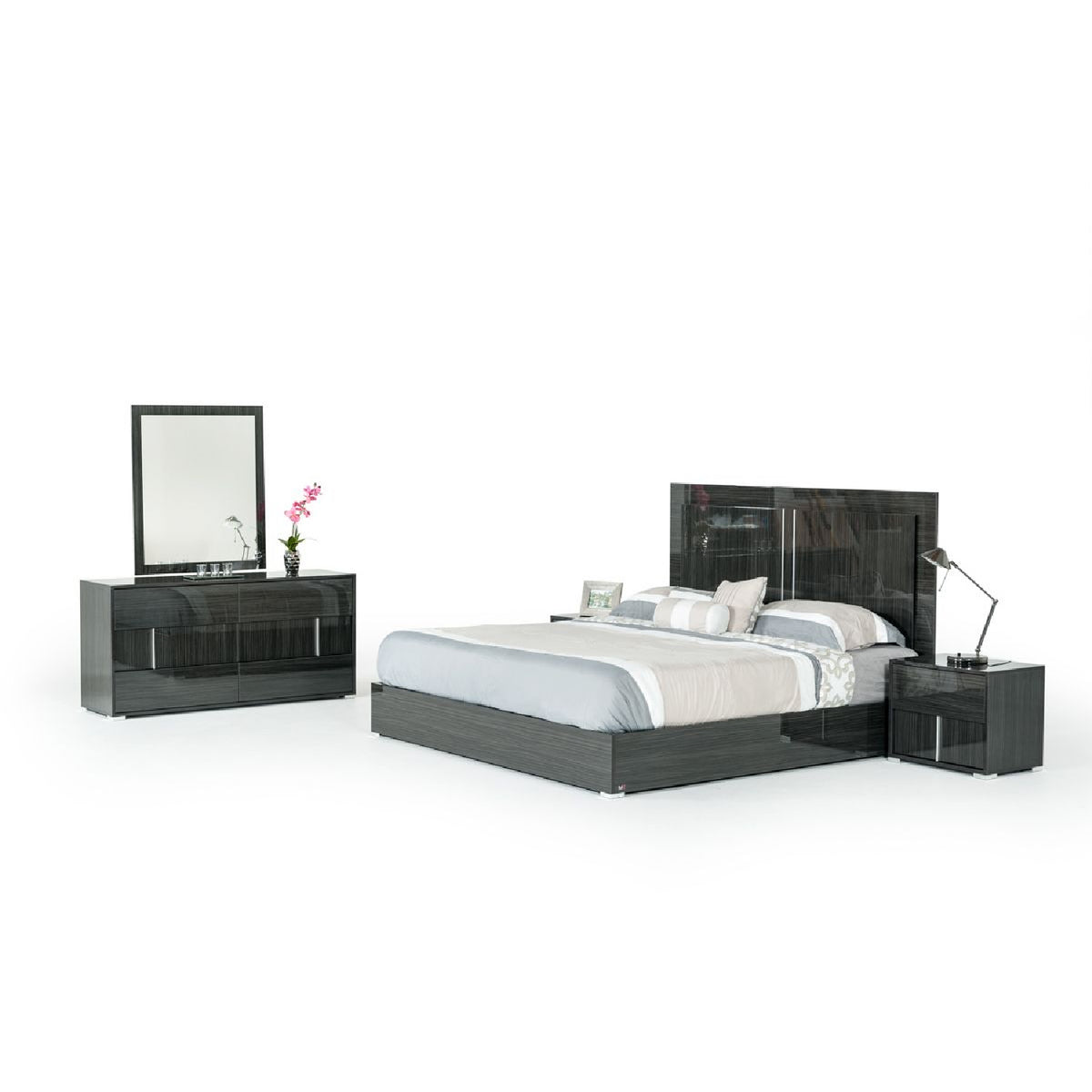 Gray Wooden 6-Drawer Dresser | OROA Modern Ari