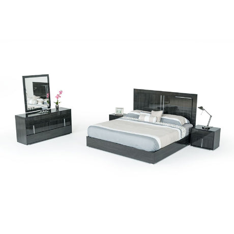 Gray Wooden 6-Drawer Dresser | OROA Modern Ari
