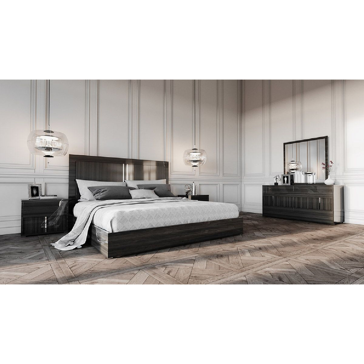 Gray Wooden 6-Drawer Dresser | OROA Modern Ari