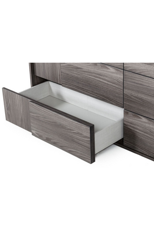 6-Drawer Gray Elm Dresser | OROA Modern Asus | Oroa.com