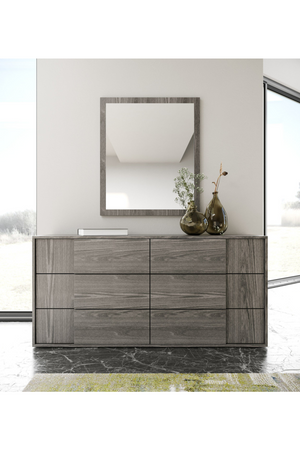 6-Drawer Gray Elm Dresser | OROA Modern Asus | Oroa.com