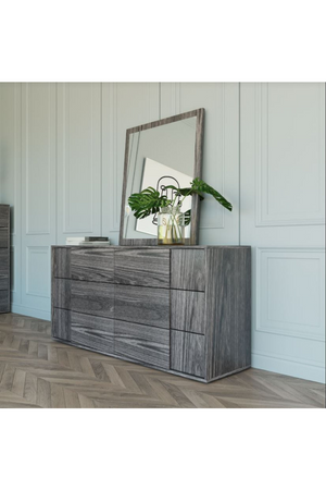6-Drawer Gray Elm Dresser | OROA Modern Asus | Oroa.com