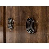 Glossy Wooden 4-Door Buffet | OROA Modern Athen