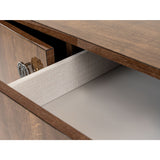 Glossy Wooden 4-Door Buffet | OROA Modern Athen