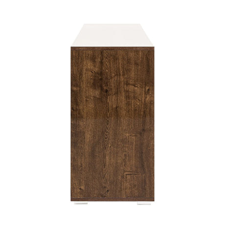 Glossy Wooden 4-Door Buffet | OROA Modern Athen