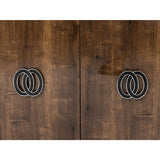 Glossy Wooden 4-Door Buffet | OROA Modern Athen