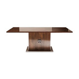 Glossy Wooden Extendable Dining Table | OROA Modern Athen