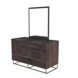 Dark Oak 6-Drawer Dresser | OROA Modern Benzon