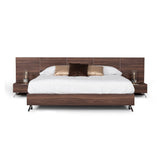 1-Drawer Walnut Nightstand | OROA Modern Brooklyn