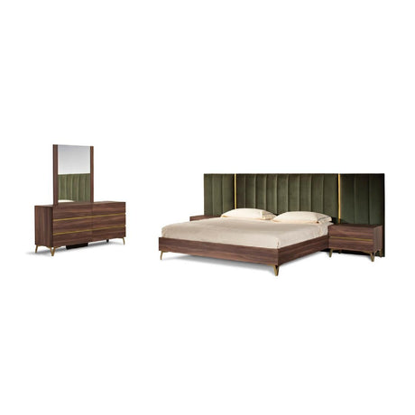 Walnut 6-Drawer Dresser | OROA Modern Calabria