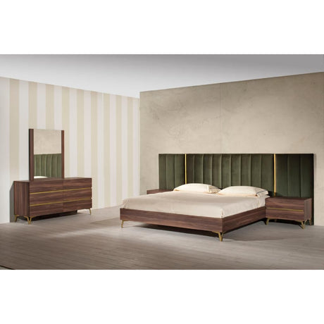 Walnut 6-Drawer Dresser | OROA Modern Calabria