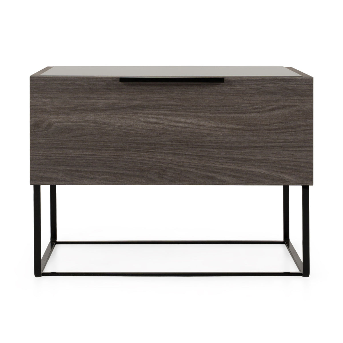 Gray Oak 1-Drawer Nightstand | OROA Modern Enzo