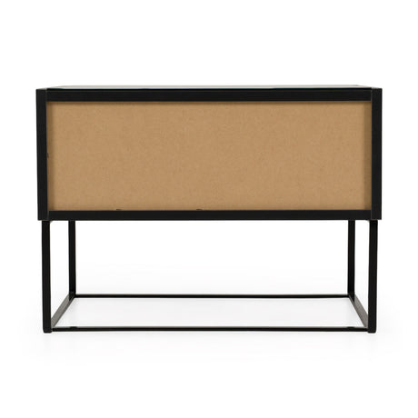 Modern European furniture - Gray Oak 1-Drawer Nightstand - www.oroa.com