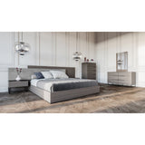 Gray Oak 1-Drawer Nightstand | OROA Modern Enzo