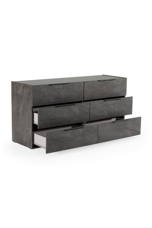 Volcano Oxide 6-Drawer Dresser | OROA Modern Ferrara | Oroa.com