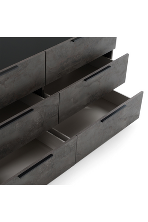 Volcano Oxide 6-Drawer Dresser | OROA Modern Ferrara | Oroa.com
