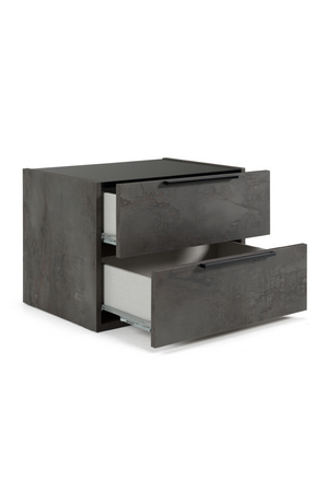 Volcano Oxide 2-Drawer Nightstand | OROA Modern Ferrara | Oroa.com