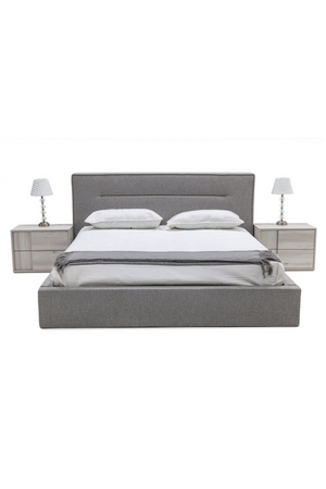 Gray Upholstered Bed | OROA Modern Juliana | Oroa.com