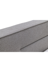 Gray Upholstered Bed | OROA Modern Juliana | Oroa.com