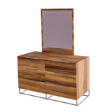Light Oak 6-Drawer Dresser | OROA Modern Lorenzo