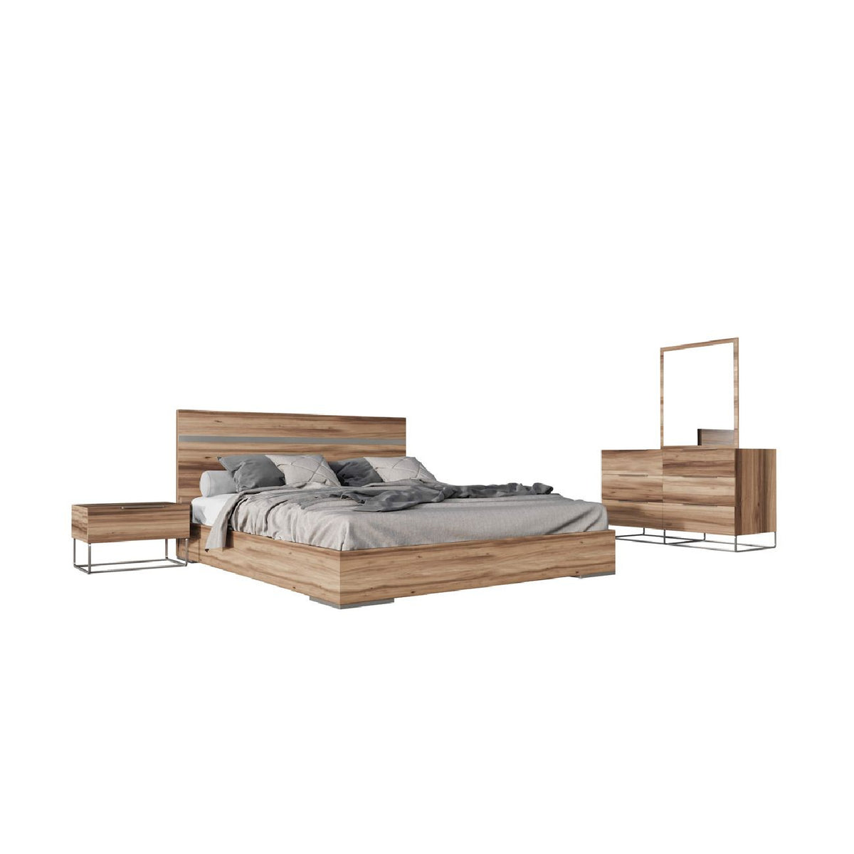 Light Oak 6-Drawer Dresser | OROA Modern Lorenzo