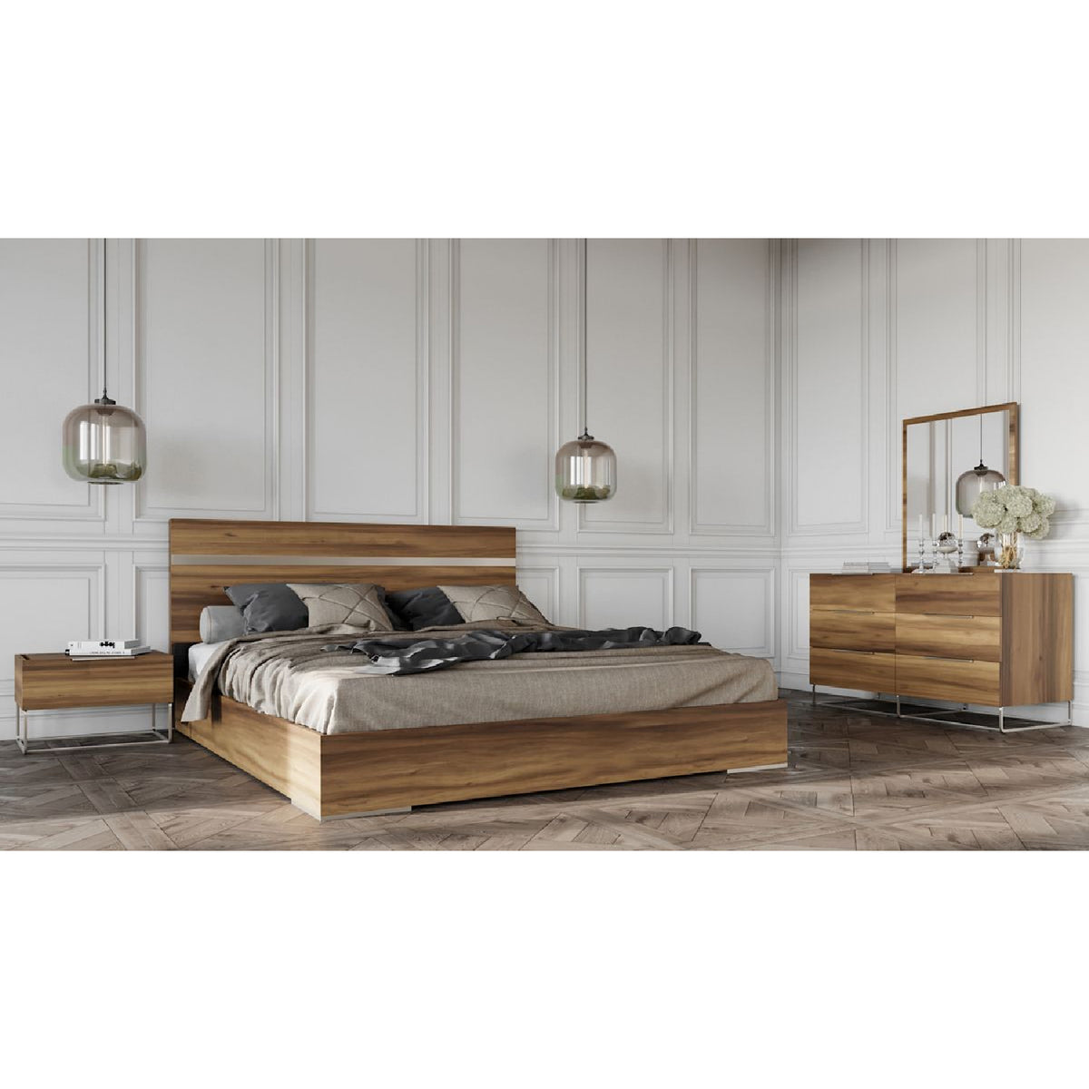 Light Oak 6-Drawer Dresser | OROA Modern Lorenzo