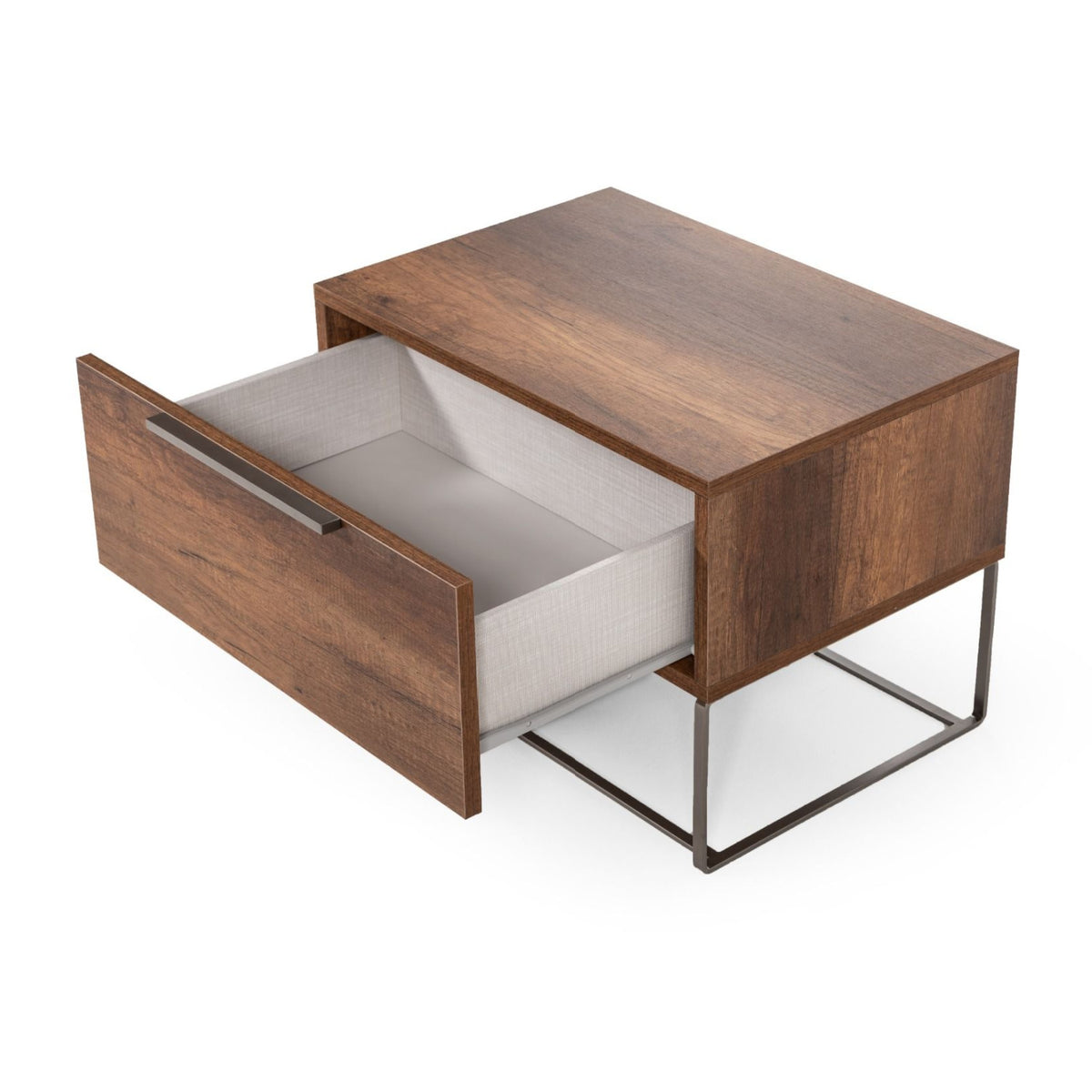 Light Oak 1-Drawer Nightstand | OROA Modern Lorenzo