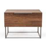 Light Oak 1-Drawer Nightstand | OROA Modern Lorenzo