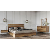 Light Oak 1-Drawer Nightstand | OROA Modern Lorenzo