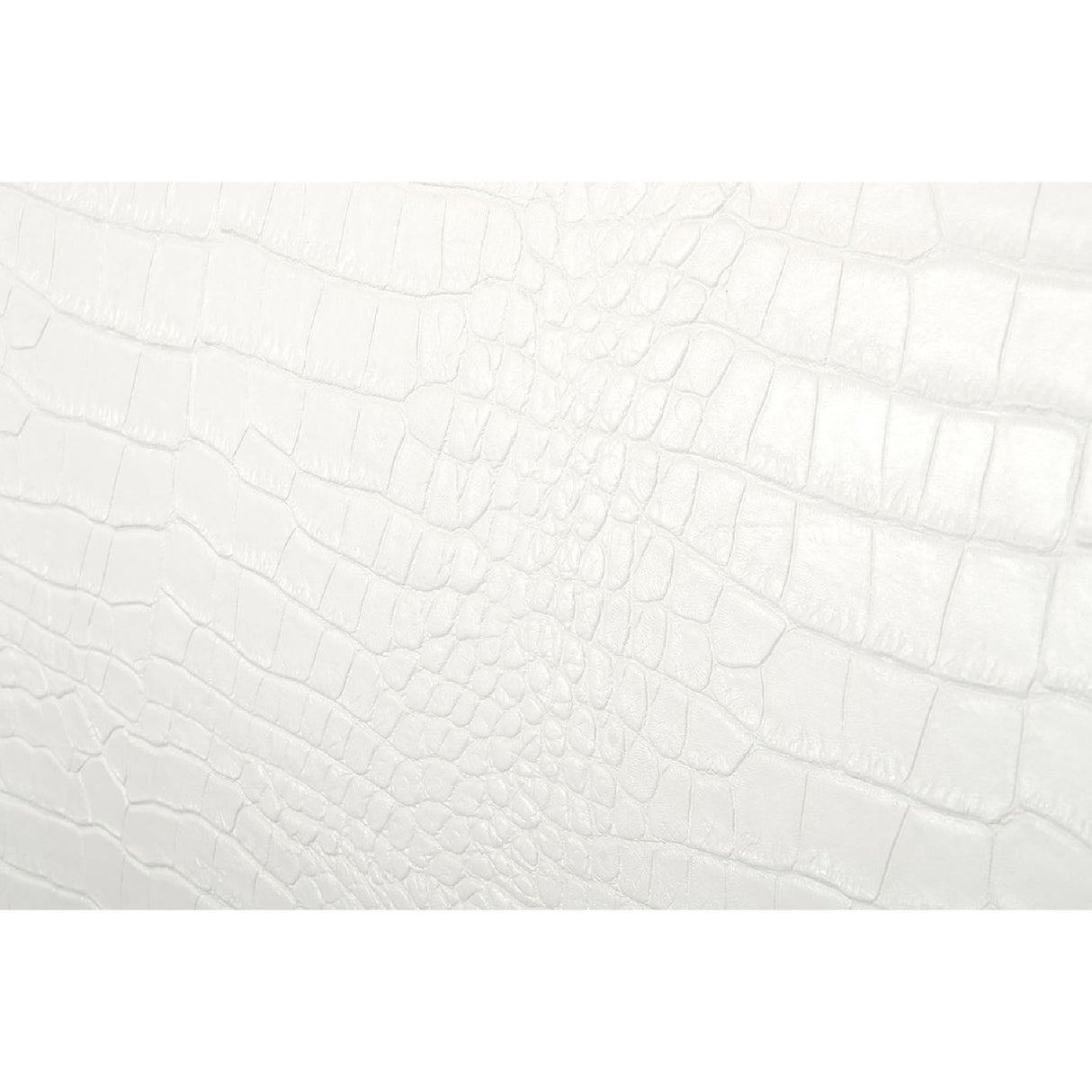 White Crocodile Leather Inspired Bed | OROA Modern Monza