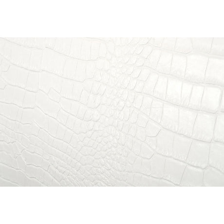 Modern European furniture - White Crocodile Leather Inspired Bed - www.oroa.com