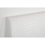 White Crocodile Leather Inspired Bed | OROA Modern Monza