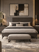 Matte Gray Bed | OROA Modern Palermo