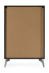 Concrete and Walnut 5-Drawer Chest | OROA Modern Palermo | Oroa.com