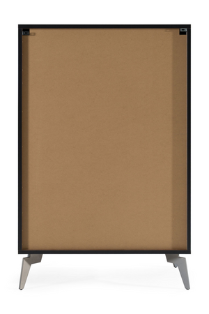 Concrete and Walnut 5-Drawer Chest | OROA Modern Palermo | Oroa.com