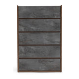 Gray Stucco 5-Drawer Chest by OROA Modern Rado