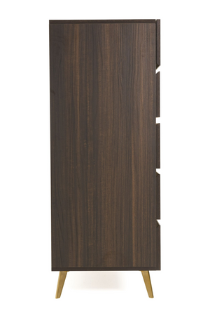 Dark Eucalyptus 5-Drawer Chest | OROA Modern Velondra | Oroa.com